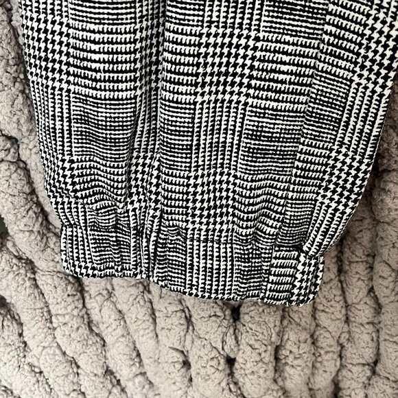 Jogger Style Dress Pants (2 pairs) Black/White Checked & Brown/Beige Tartan (M) - Picture 5 of 15